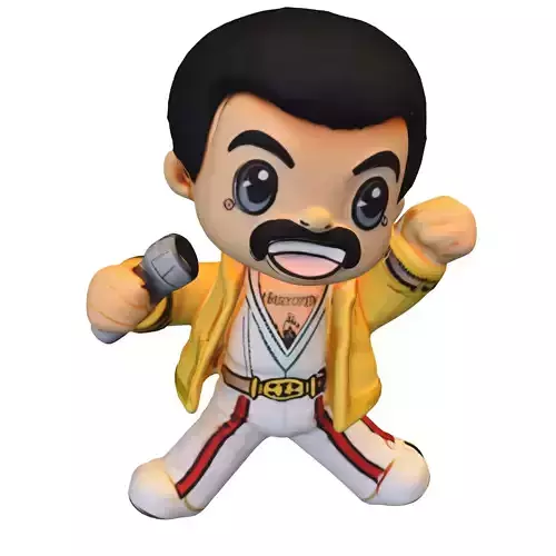 Chibi Rockstar - Fred Mercury doll