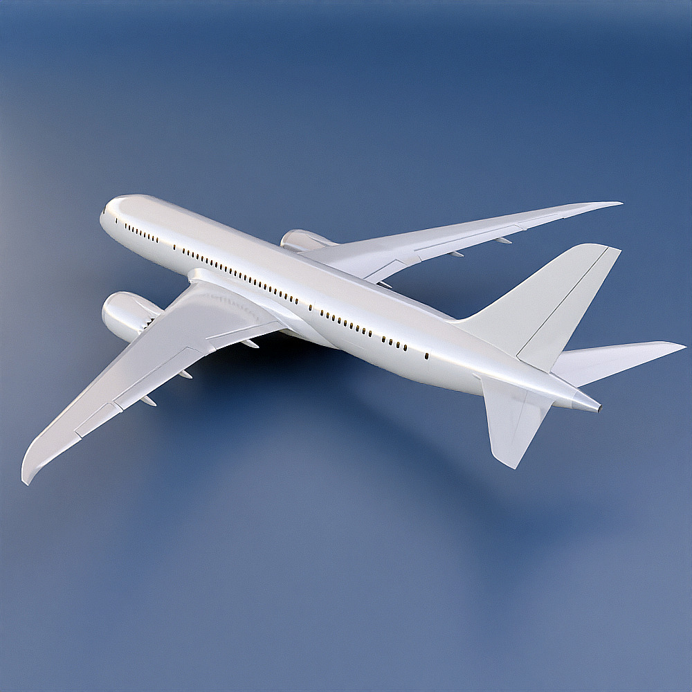 Boeing 787-8 dreamliner CAD 3d model 3D model_2