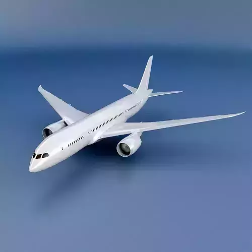 Boeing 787-8 dreamliner CAD 3d model 3D model