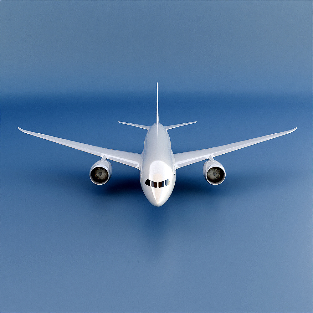 Boeing 787-8 dreamliner CAD 3d model 3D model_3