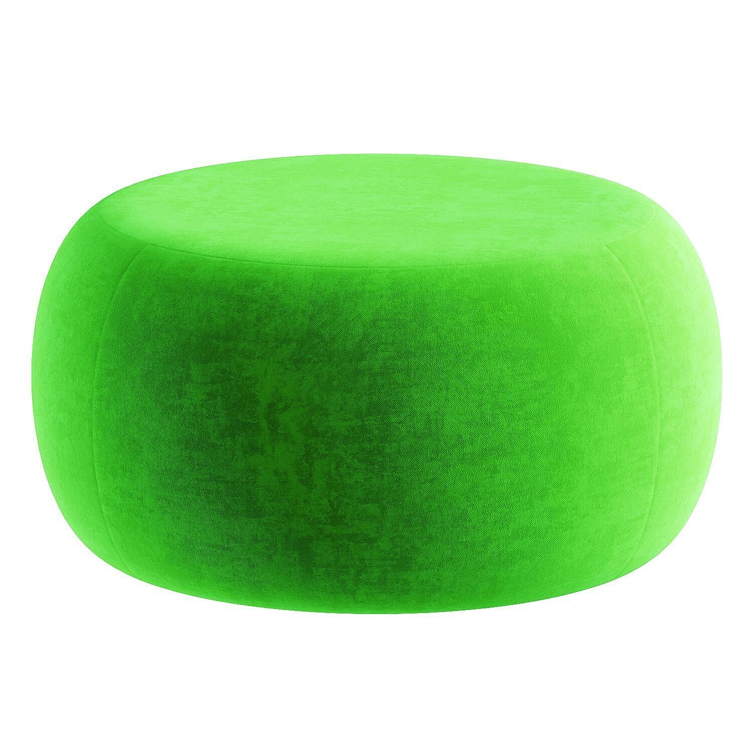 pouf blue 4 3D model_2