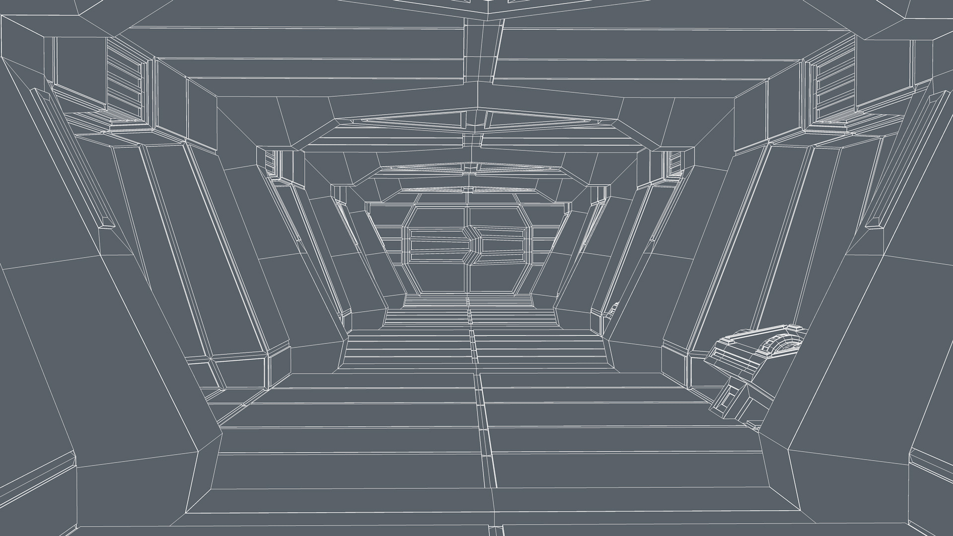 Futuristic Interior 3D model_9