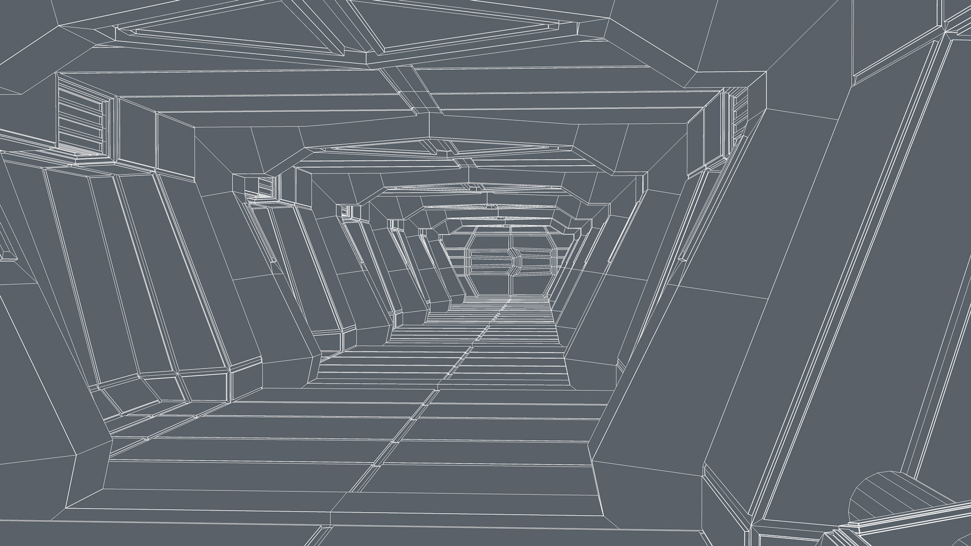 Futuristic Interior 3D model_11