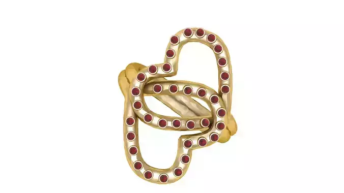 DESIGN  DIAMOND RING 33D PRINTABLE MODEL 