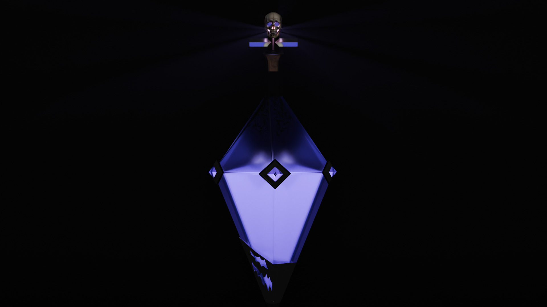 Evil potion Low-poly 3D model_1