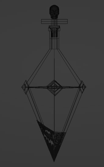 Evil potion Low-poly 3D model_6