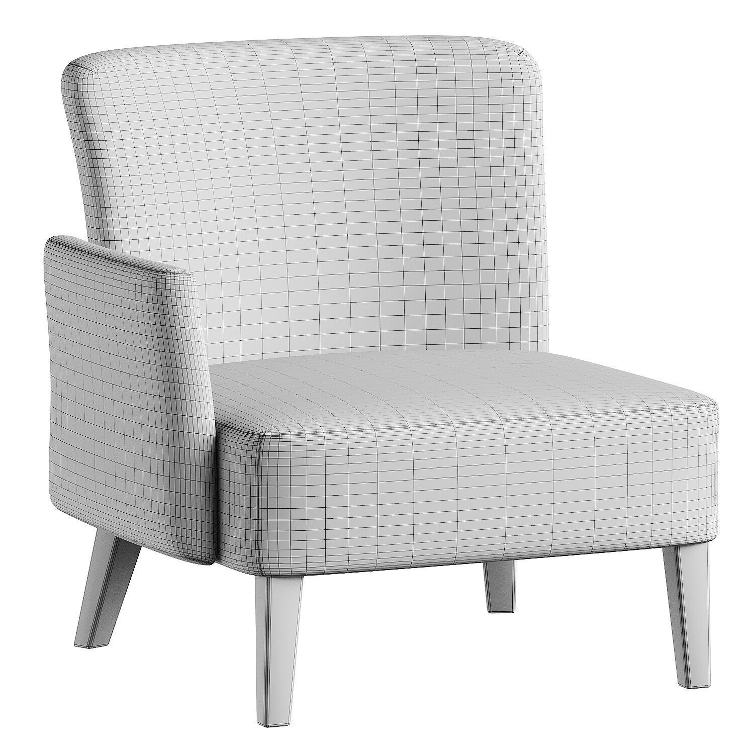 armchair 10 3D model_6