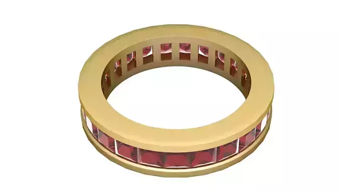 ANNIVERSARY RING 3D PRINTABLE MODEL 