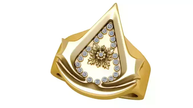 FANCY DESIGN RING 3D PRINTABLE MODEL 