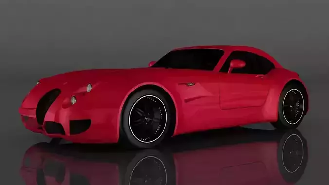 Wiesmann GT Low-poly 3D model