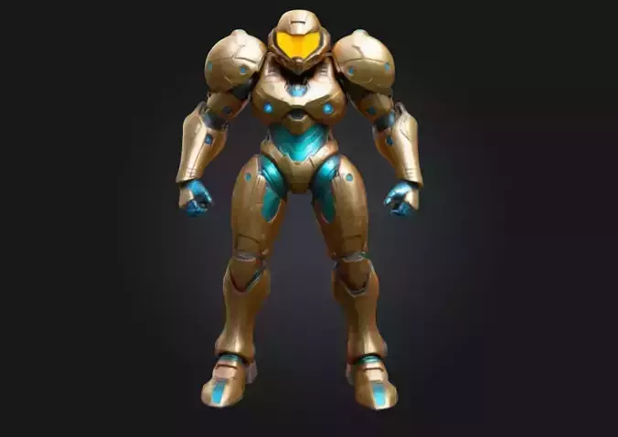 Samus Aran  Highly Detailed 3D Printable