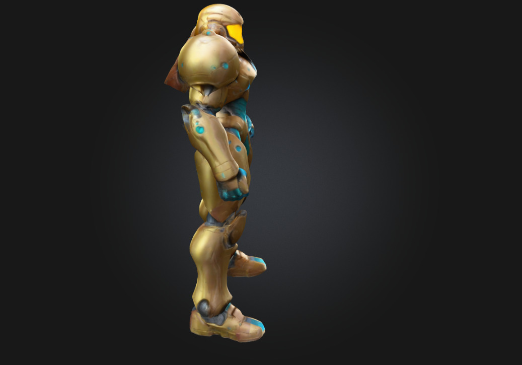 Samus Aran Highly Detailed 3D Printable 3D print model_3