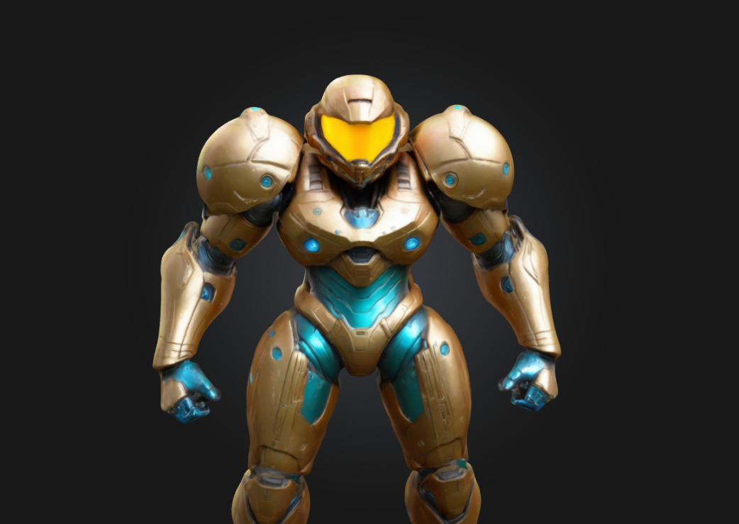 Samus Aran Highly Detailed 3D Printable 3D print model_1
