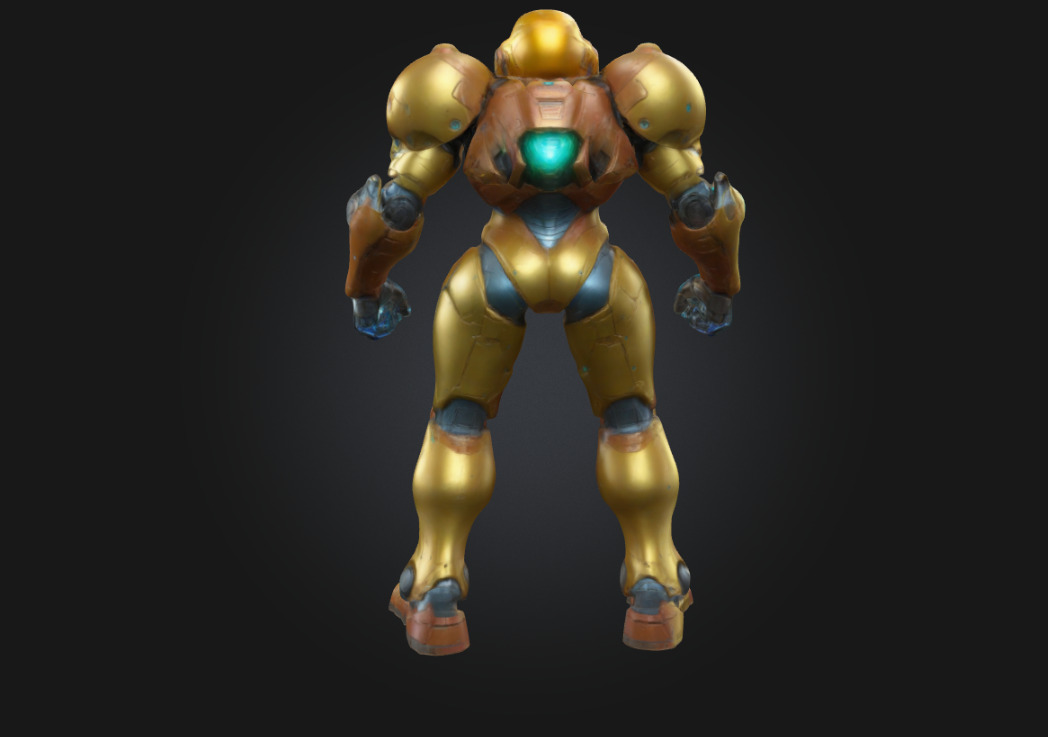 Samus Aran Highly Detailed 3D Printable 3D print model_2