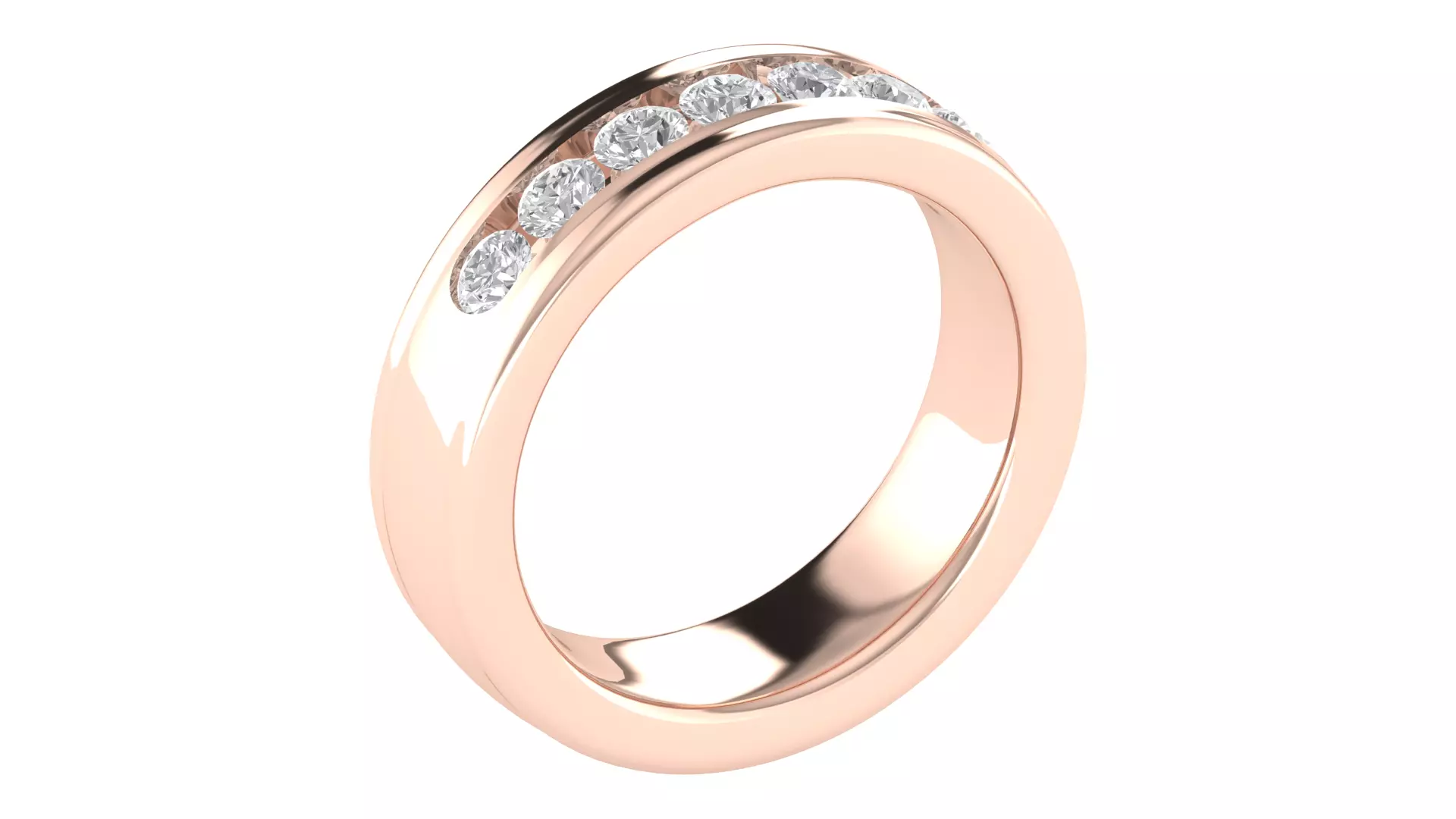 Women Ring Render 3dm STL OBJ FBX TXT Details 3D print model_0