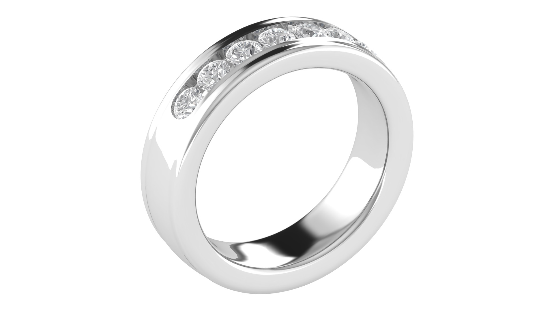 Women Ring Render 3dm STL OBJ FBX TXT Details 3D print model_4