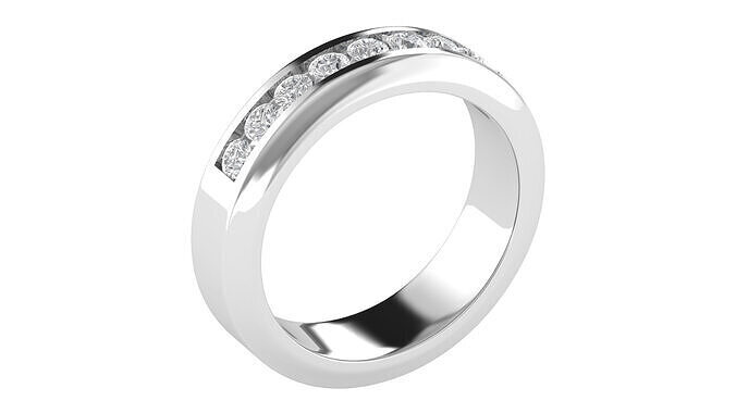 Women Ring  Render 3dm STL OBJ FBX TXT Details 3D print model