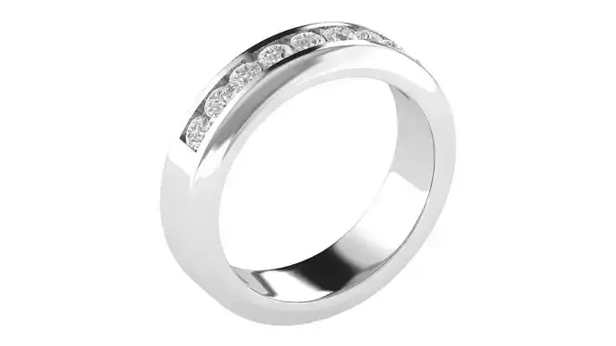 Women Ring Render 3dm STL OBJ FBX TXT Details 3D print model