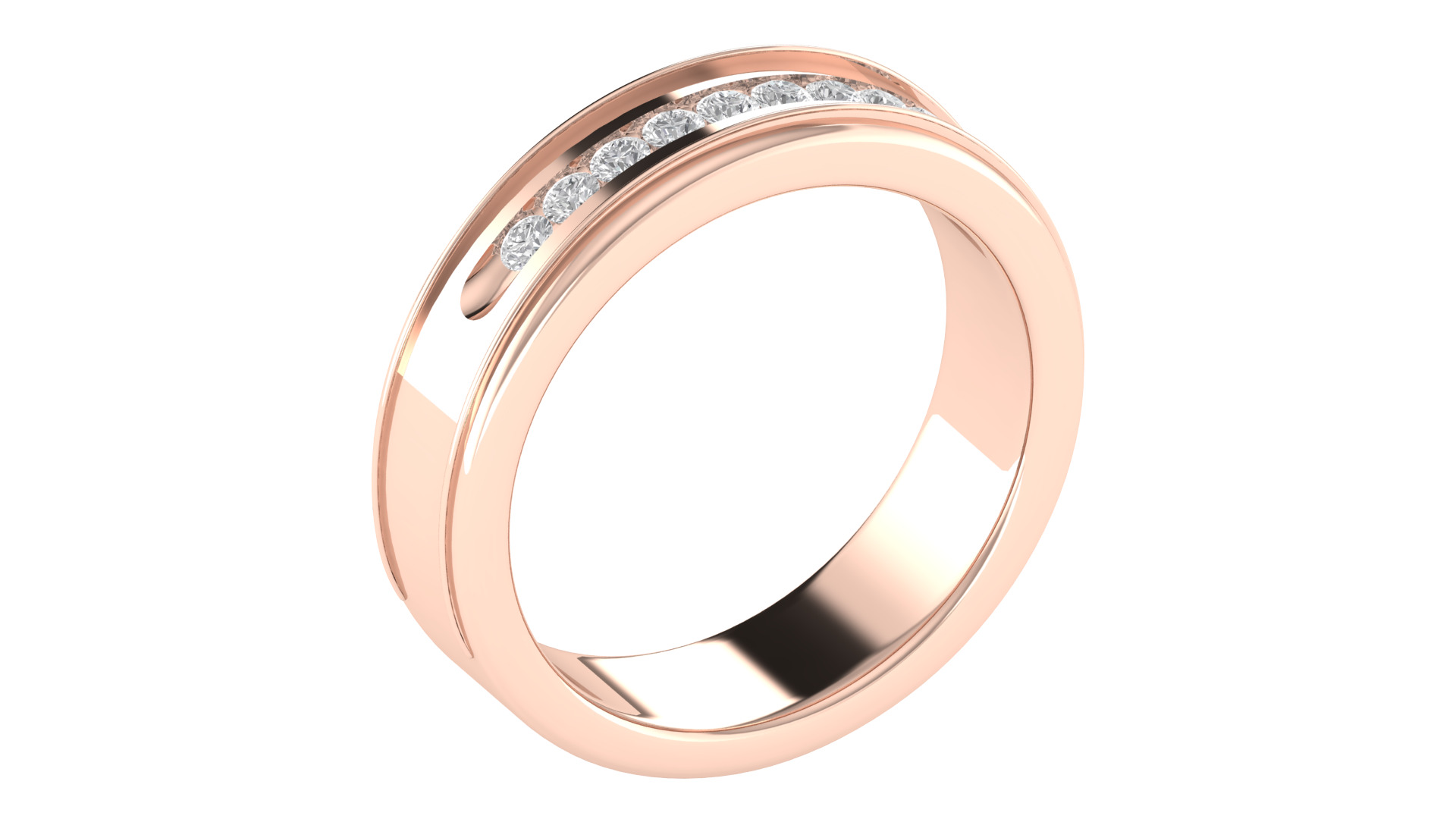 Women Ring  Render 3dm STL OBJ FBX TXT Details 3D print model_4