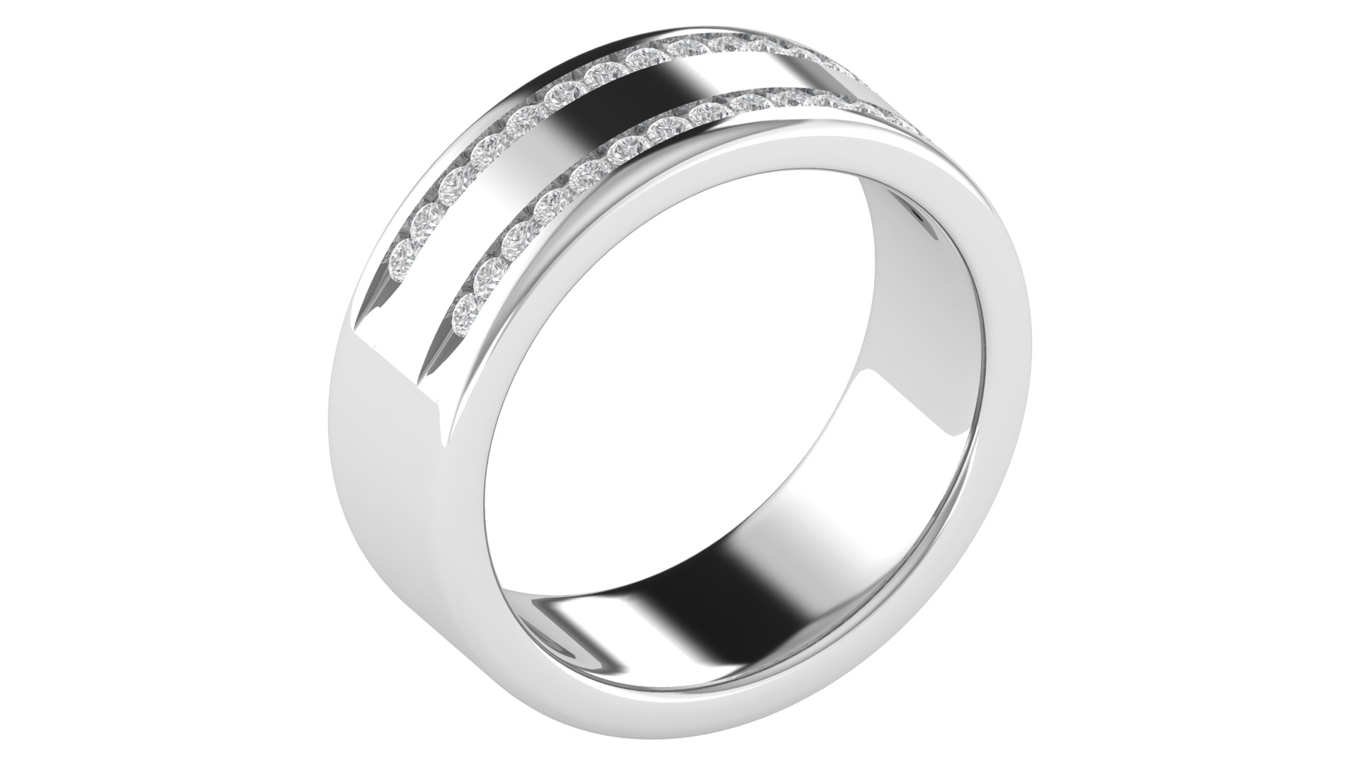 Women Ring Render 3dm STL OBJ FBX TXT Details 3D print model_4