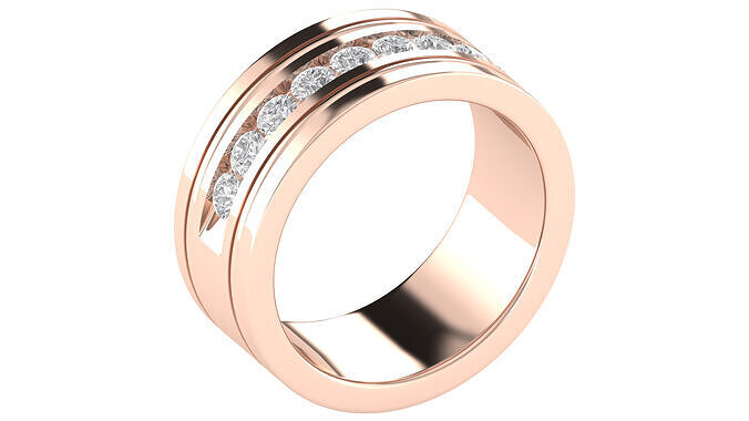 Women Ring  Render 3dm STL OBJ FBX TXT Details 3D print model