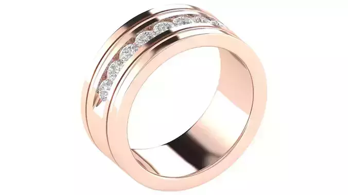 Women Ring  Render 3dm STL OBJ FBX TXT Details 3D print model