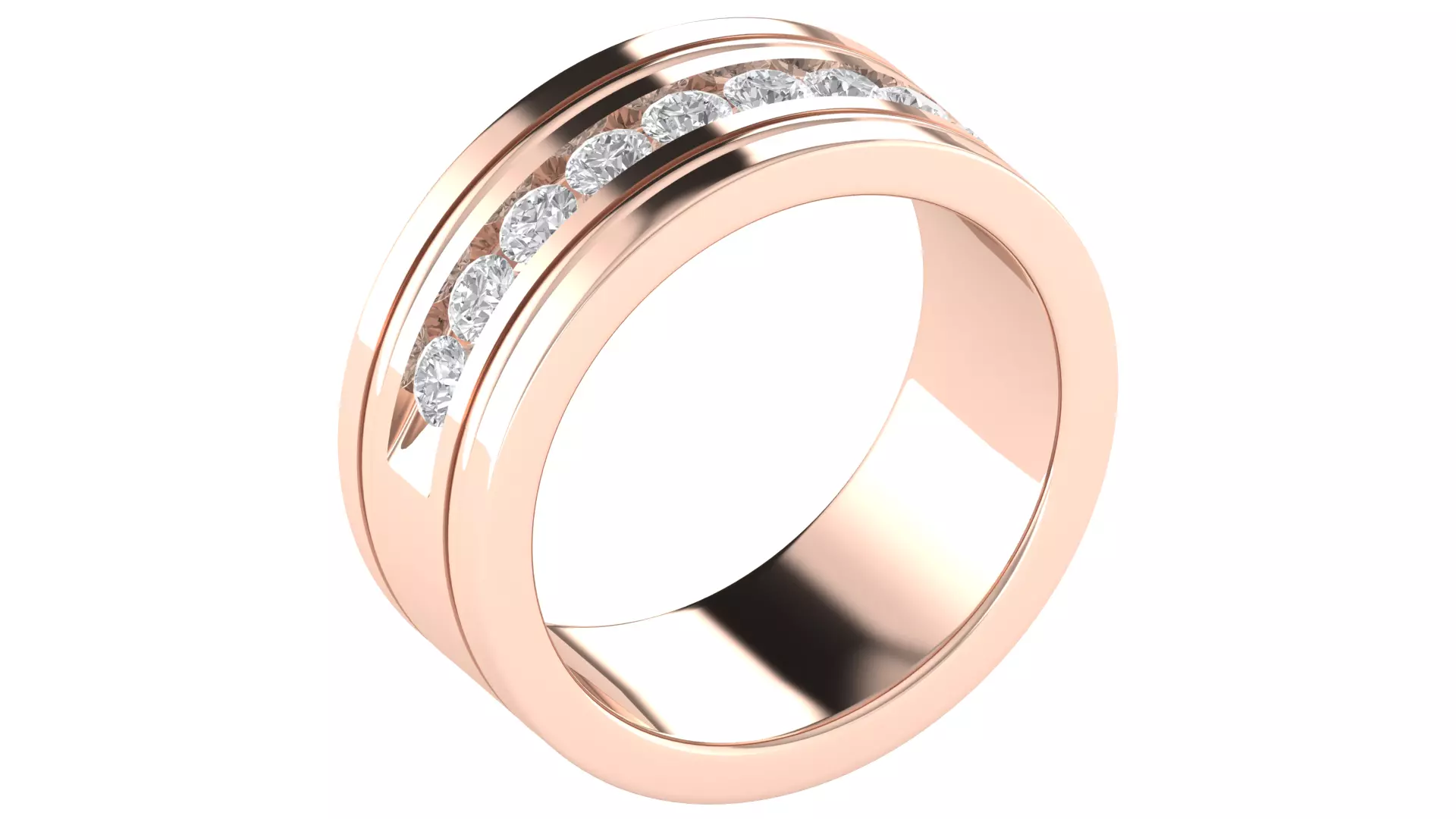 Women Ring  Render 3dm STL OBJ FBX TXT Details 3D print model_0