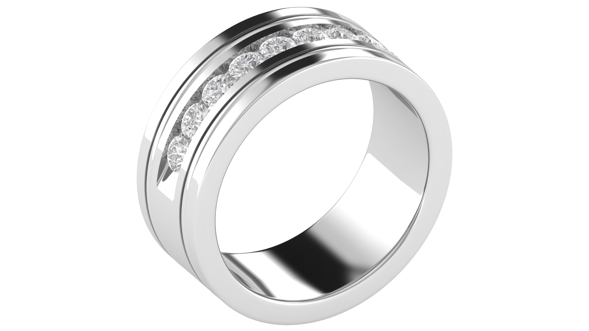 Women Ring  Render 3dm STL OBJ FBX TXT Details 3D print model_4