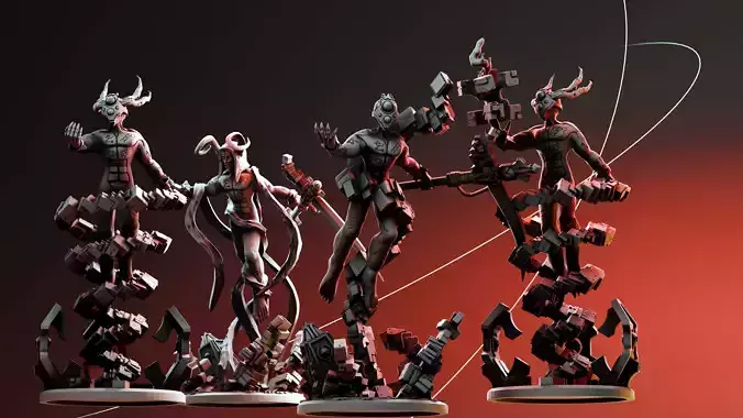 Eternal Dynasty Shards of the star gods pack 1 3D print model