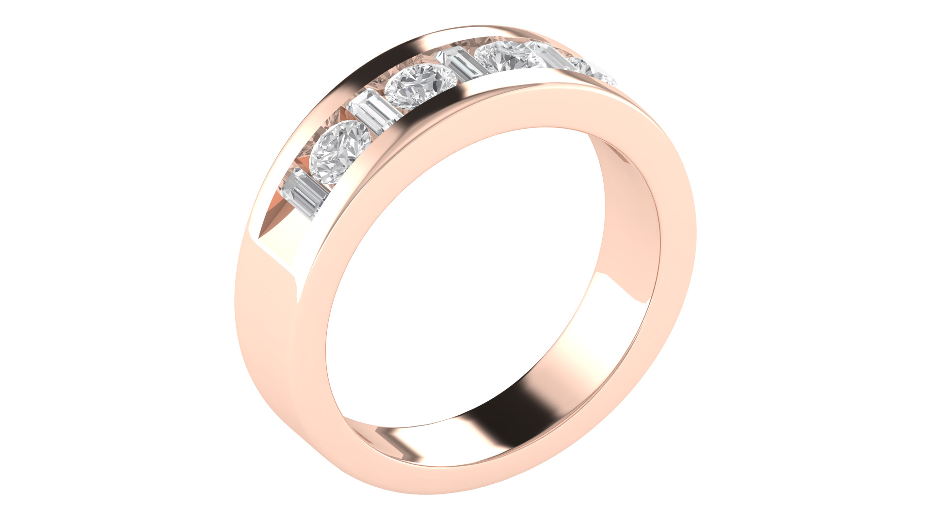 Women Ring  Render 3dm STL OBJ FBX TXT Details 3D print model_3