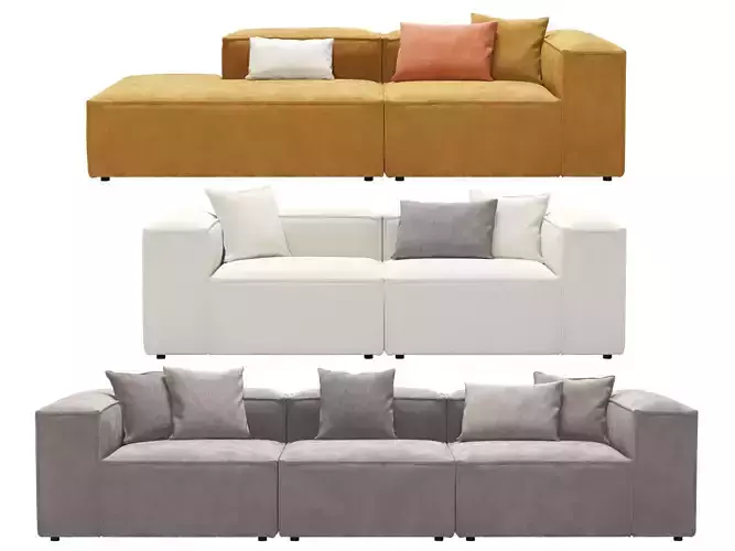 Sofa modular Bloke 3D model