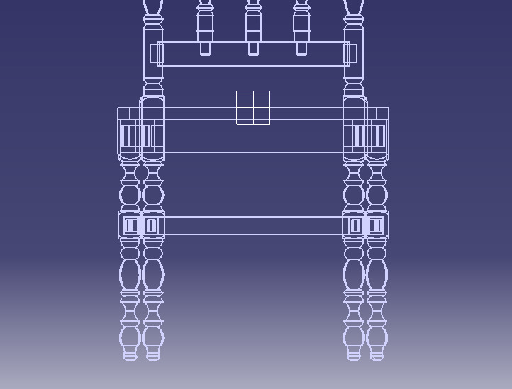 Vintage Wooden Chair-02 3D print model_62