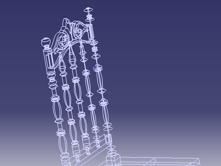 Vintage Wooden Chair-02 3D print model_70