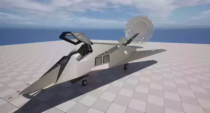 F-117 Nighthawk Stealth Jet  3D model