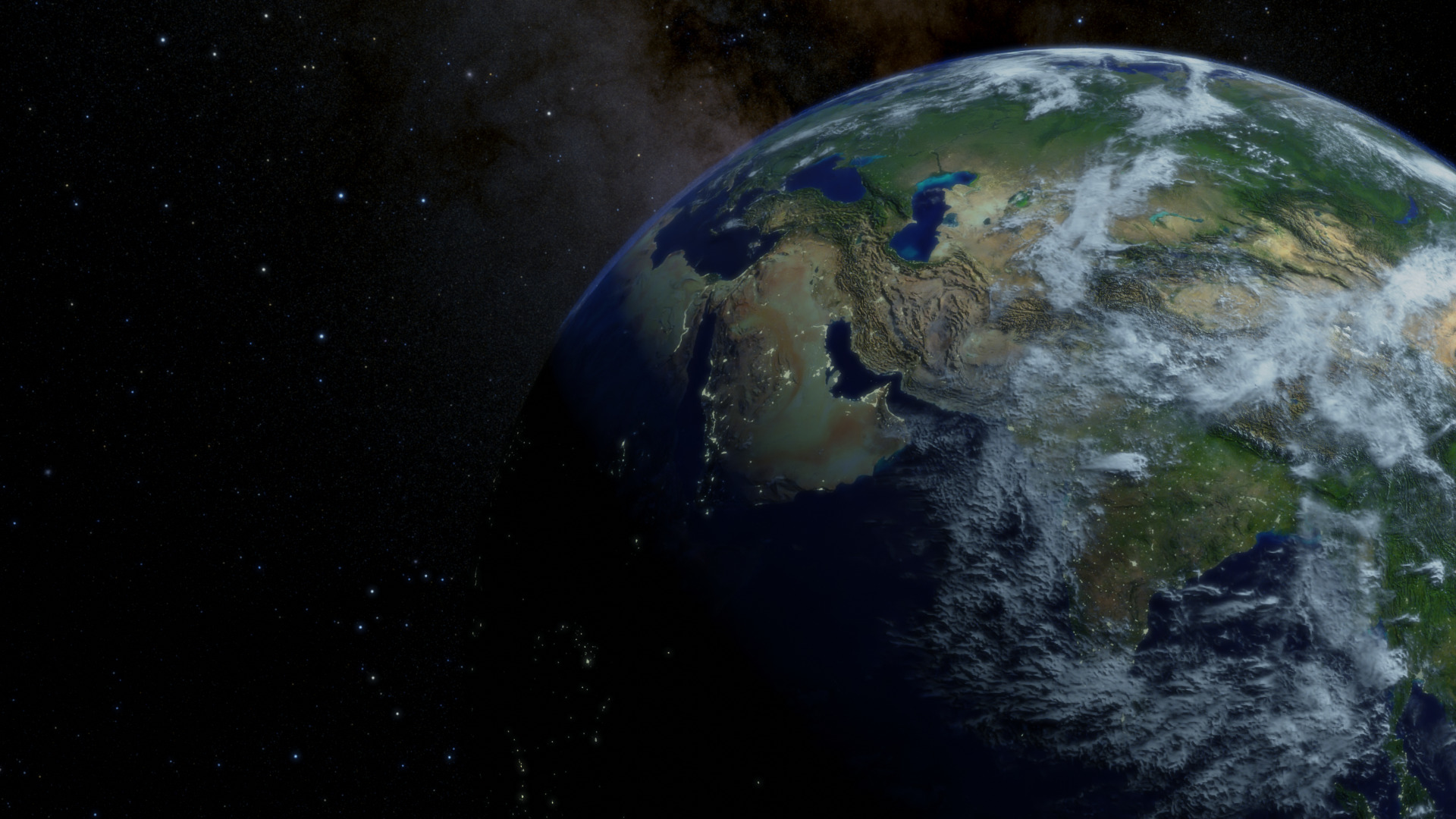 Realistic Earth Low-poly 3D model_1