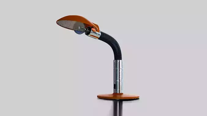 DESK LAMP FROM 1980S Low-poly 3D model