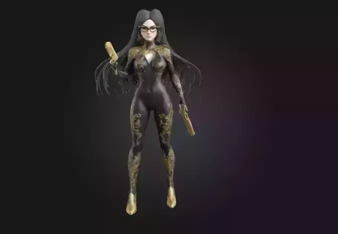 Bayonetta Highly Detailed 3D Printable Collectible Figurine 3D print model