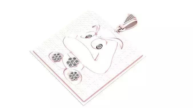 GOOMBA CARTOON PENDANT 3D PRINTABLE MODEL 