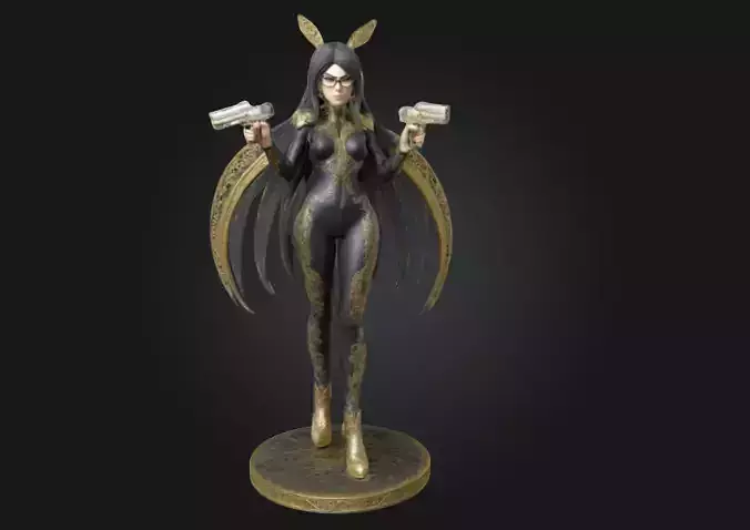 Bayonetta  Highly Detailed 3D Printable
