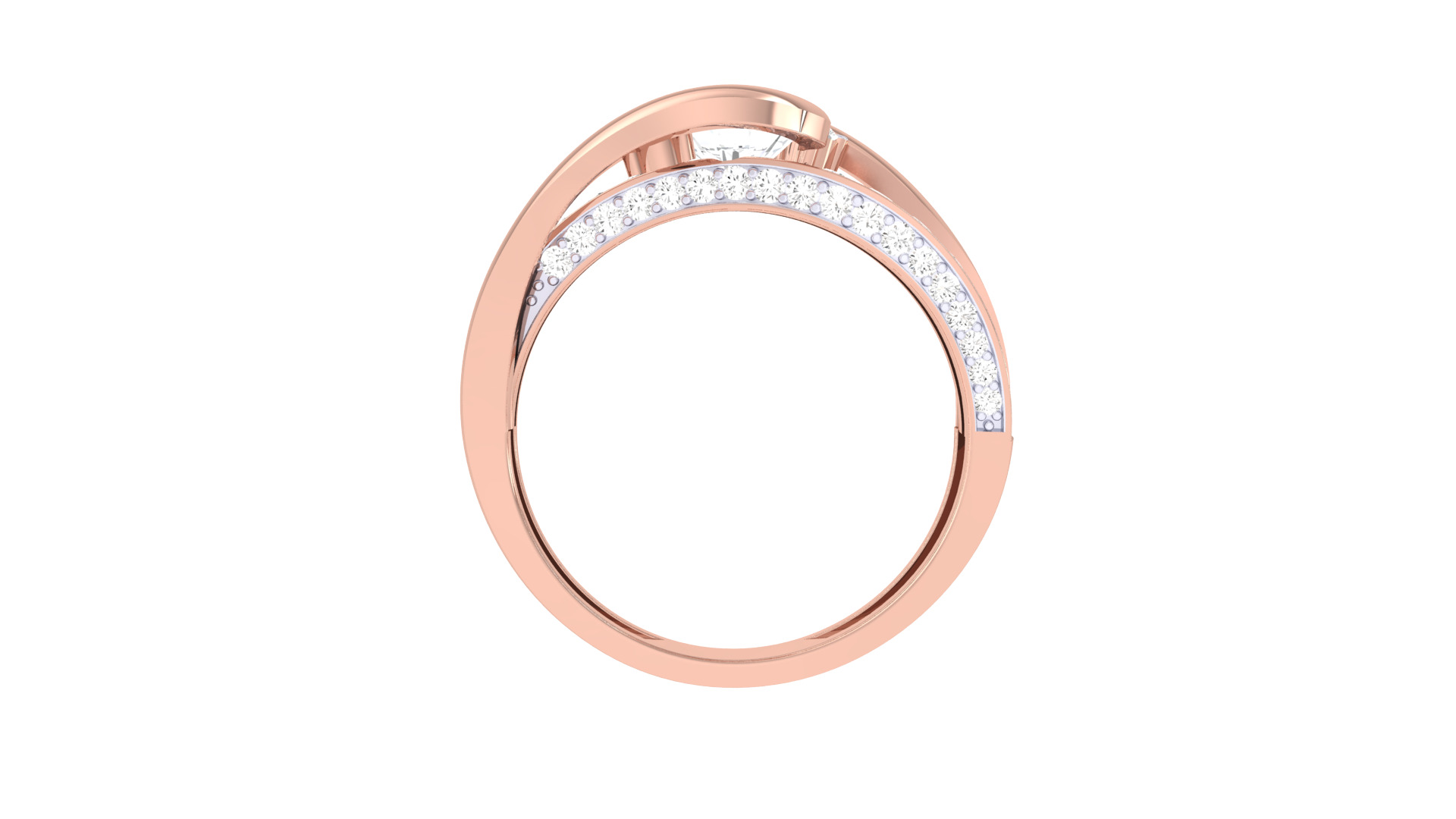 Women Ring MTL 3dm STL OBJ FBX Details 3D print model_3