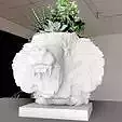 baboon head bust planter succulent pot flower vase