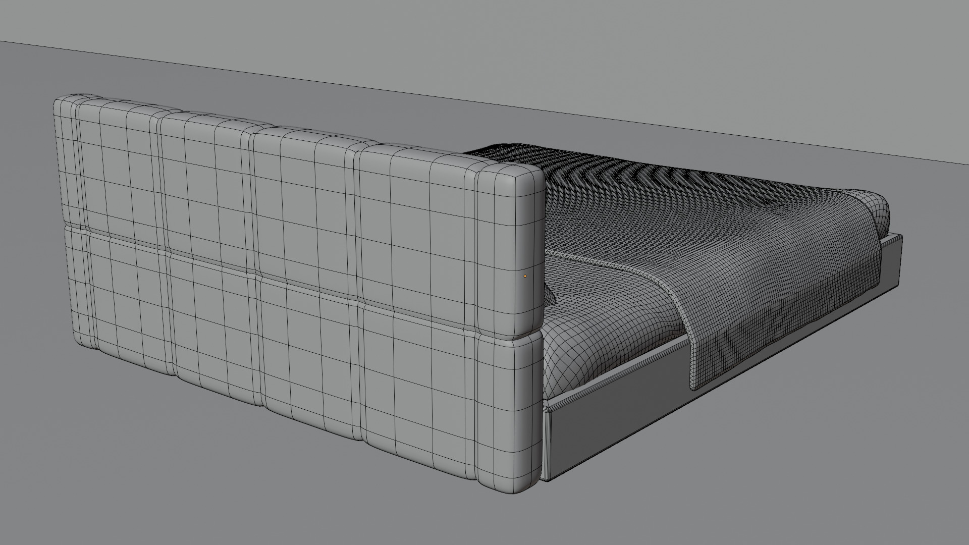 Bed 3d mdoel Free 3D model_6