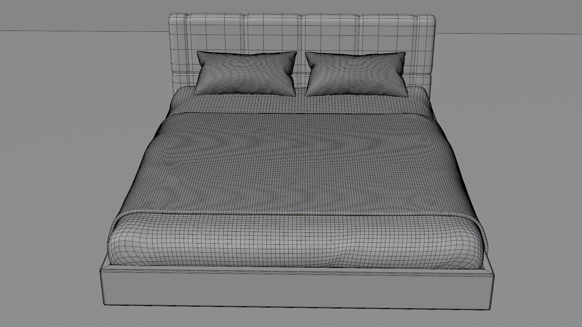 Bed 3d mdoel Free 3D model_4