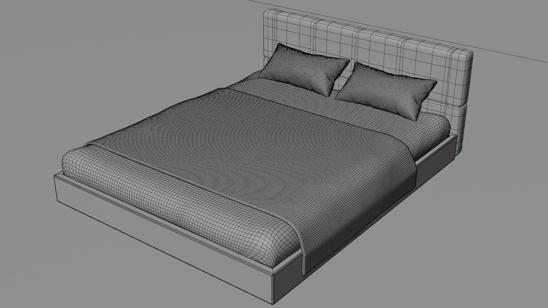 Bed 3d mdoel Free 3D model_5