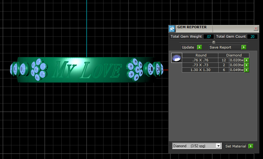 MY LOVE RING 3D PRINTABLE MODEL  3D print model_6