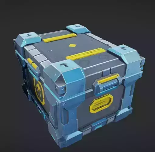 sci-fi storage crate