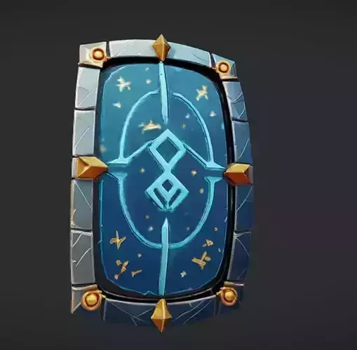 ornate mystical shield