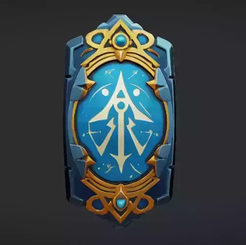 ornate magical shield