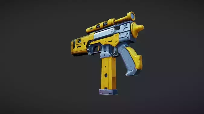 futuristic sci-fi gun 2