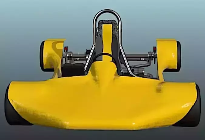 Harley Davidson Go-Kart - High Poly 3D Model